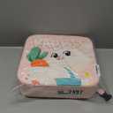 Toddler Booster Seat for Dining Table, Portable Kids Booster Seat with Safety Buckles Portable Increasing Booster Cushion with Non-Slip Bottom (Pink Rabbit)