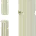 Inflatable Dock Bumpers, Heavy-Duty Marine Fenders Set, Rub Rail & Piling Protection for Boats, Piers (15.2" x 5.5", Light Beige)