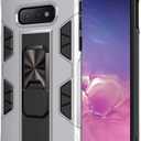 Dionsibei for Samsung Galaxy Note 8 Case Military Grade Built-in Kickstand with Stand Holder Armor Heavy Duty Shockproof Cover Protective for Samsung Galaxy Note 8 Phone Case Sliver