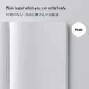 Nitoms S4146 STALOGY Notebook, 1/2 Ear Notebook, A5, Solid Color, Yellow