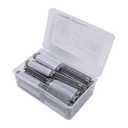 20pcs Hair Perm Rods Fluffy Perming Rod Hair Roller Curler Hairdressing Tool Kit(Purple) Styling Tools & Appliances (Grey)