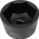 3/4" Drive 2-9/16" Impact Socket, 6-Point, Heat Treated Cr-V Alloy Steel