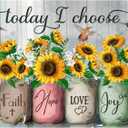 Hlison 5D Diamond Painting Kits for Adults, Diamond Art Kits for Kids Beginner, Sunflower DIY Rhinestone Diamond Painting for Gift, Home Wall Decor (12”W x 16”L)