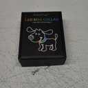 PcEoTllar Light up Dog Collars Rechargeable, LED Dog Collar Night Walking, Waterproof Flashing Glow in The Dark Dog Collars, Adjustable Dog Lights for Large Small Medium Dogs Blue-m