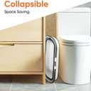 Superio Fold N' Go Mop Bucket with Wheels - Collapsible Cleaning Bucket, 10L, Portable Water Pail for Home, Car, and Outdoor Use