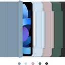 for iPad Air 7/6/5/4 Magnetic Case, Slim Smart Folio for Air 5th/4th Generation 10.9 Inch 2022/2020 Model, Trifold Stand Case for iPad Air 11 inch M3/M2 2025/2024, Auto Sleep/Wake(Misty Blue)