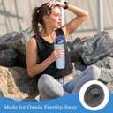 6Pcs Adhesive Strips Compatible with Owala Freesip Sway Tumbler 30oz 40oz Water Bottles, Silicone Seal & Ring Set, Leak-Proof Stopper Insert and Cap Seal Replacement Accessories