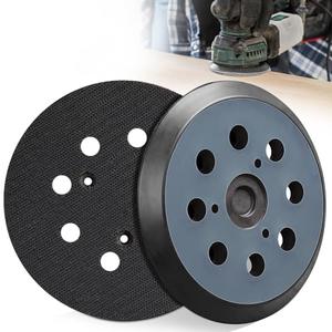 2 Pcs 5 Inch 8 Hole Sander Pad 3 Screw Holes Hook and Loop Sanding Pad for Orbital Sander Pad Replacement for BO5010 BO5030K BO5031K BO5041K