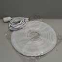 FEHEED Plug in Pendant Light,15 Ft Hanging Paper Lantern 12" White Paper Lamp Hanging Pendant Light with On/Off Switch for Birthday Wedding Living Room and Home Decor