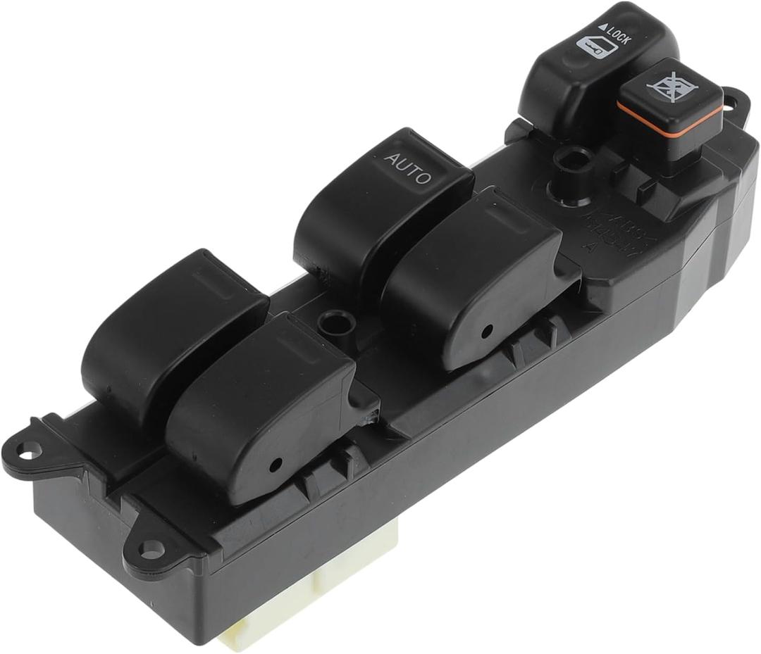 X AUTOHAUX 1 AUTO Power Window Switch for Toyota Corolla 1993-1996 Window Control Switch 8482012330 Front Left Driver Side Black