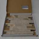 VAOVI Backsplash Tile Peel and Stick Kitchen Stone Subway Linear Mosaic Bathroom Shower Wall Waterproof(10pcs,Beige)