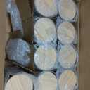 SHOWIN Thick Candle Jars for Making Candles 9 Pcs, 7 OZ Empty Jars with Wood Lids for Candle Making, Sample Container, Clear