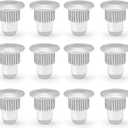 12 PCS Upgraded Alignment Cam Guide Pin K6716- Camber Bolt Pins Compatible with Cadillac Escalade/Chevrolet/GMC/Hummer/Isuzu (Light Gray)