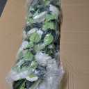 3.4ft Artificial Camellia Tree | White Flowers & Green Leaves | Indoor Outdoor Decor, No Maintenance (2 Pack - White)