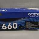 Brother Genuine High Yield Toner Cartridge, TN660, Replacement Black Toner, Page Yield Up to 2,600 Pages, Amazon Dash Replenishment Cartridge, Black, 1 Pack