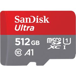 SanDisk 512 GB MicroSDXC Ultra 150MB Card Only  Extended Capacity SD (MicroSDHC)
