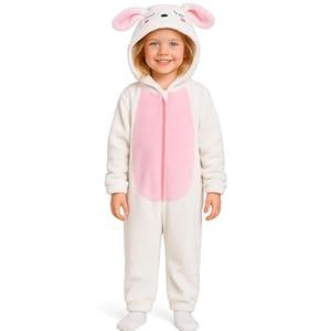 LiuSuper Baby Onesie Costume Toddler Animal Jumpsuit Cute Winter Halloween Costumes Girl Boy Newborn Infant Unisex (Cute Lamb Onesie Costume, 2-3Years)