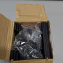 Non Slip Mattress Gaskets, 6 pcs Mattress Gaskets for Metal Bed Frame, Anti-Slip Holder in Place Gripper, Easy to Installation Metal Pad Gripper, Black (Regular)