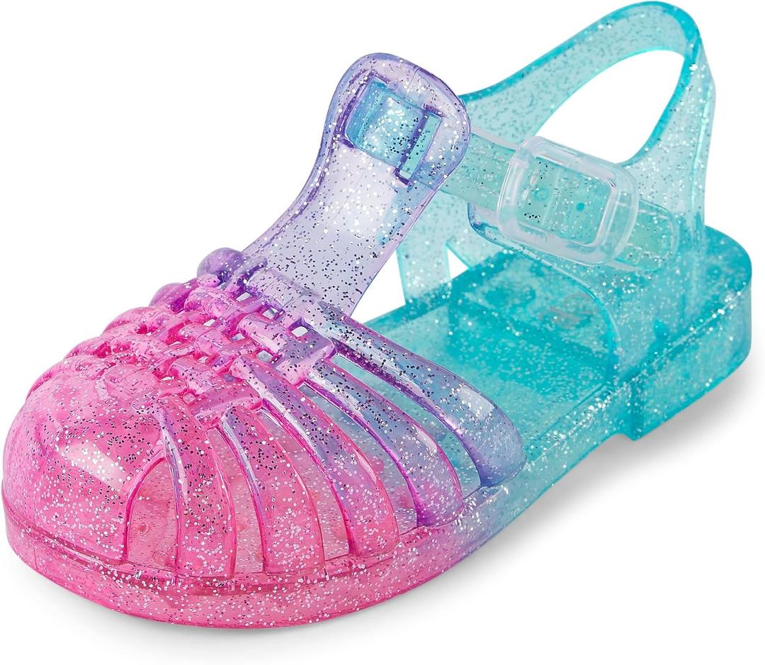 The Children's Place, and Toddler Girls Sandals, MULTI CLR, 8 Toddler