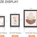 15 Pack Picture Frames, Three 8x10, Six 5x7, Six 4x6, Gallery Wall Frames Sets, Photo Frames for Home Living Room Wall Decor, Black