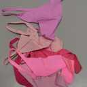 DEANGELMON Seamless G-string Thongs for Women - No Show Thong Underwear Low Rise Stretch Panties Workout Pack, XS