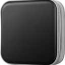 CD/DVD Case Wallet, 48 Capacity, Black, Plastic, Portable, Lightweight