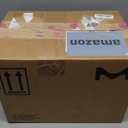 4 Tier Plastic Storage Bins with Lid 23QT, Stackable Storage Containers with Wheels, Folding Storage Boxes, Collapsible Storage Bins, Closet Organizers and Storage for Living Room,Office,Dorm (White)