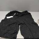 Saodimallsu Womens Crochet Swimsuit Coverup Pants High Waisted Drawstring Sexy Sheer Mesh Knit Wide Leg Beach Pants Size XL