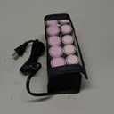 Remington Compact Ceramic Dual Voltage Hot Rollers for Long and Short Hair, Hair Setters, Hair Curlers, 1-1 " Purple/Black, 10 Piece Set