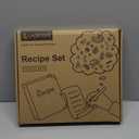 Recipe Binder 8.5x11, Recipe Book Binder with 50 Blank Recipe Cards & 12 Dividers & Plastic Sleeves & Labels & Stickers, Waterproof Recipe Binder, Recipe Book to Write in Your Own Recipes