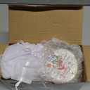 Vercraft 36 Pcs Friend Christmas Ornament 2025 12 Funny Ceramic Best Friendship Ornament 12 Gold Rope 12 Organza Bag Naughty Bra Xmas Tree Hanging Gift for Bestie Soul Women Sister Work Holiday Decor