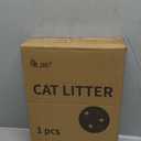 Premium Biodegradable Cat Litter by DR.JIE | Flushable, Ultra Low Dust | Fast Clumping, 7.9 lbs | Sustainable Starch Formula