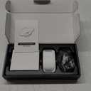 Electric GPS Wireless Dog Fence System, Pet Containment System with Waterproof and Rechargeable Training Collar Receiver for Dogs Pets Container Boundary (White)