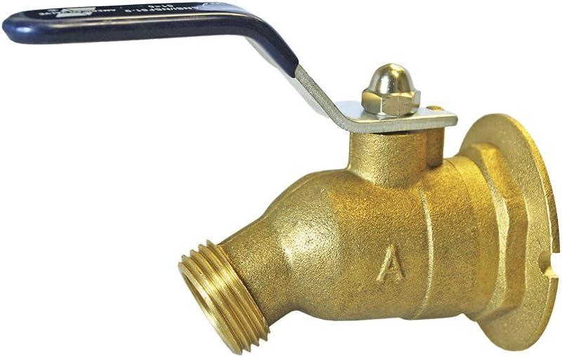 American Valve M74QT 3/4" Quarter Turn Sillcock FIP, 3/4-Inch
