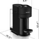 Nespresso Vertuo Next Coffee and Espresso Maker by De'Longhi, Matte Black