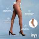 L'eggs Bare Contour Luminous Skin Women's Tights Contour High Cut Panty, Smoothing Tummy Control, Sheer Airbrushed Finish
