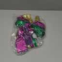 Mardi Gras Wreath Bows Mardi Gras Decor Bow Purple Green Glitter Srips Burlap Bows for Wreaths, Mardi Gras Ribbon Tree Topper Bows for Mardi Gras Home Indoor Outdoor Decoration Wreath Ornament Supply