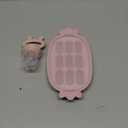 Haakaa Baby Fruit Food Feeder & Silicone Freezer Nibble Tray Combo - Breastmilk Popsicle Mold for Baby Cooling Relief, BPA Free Baby Mesh Food Feeder for Infant Self Feeding (Blush)