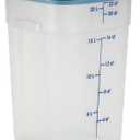 Cambro FreshPro 22 Quart (QT) Food Storage Container with Lid (Restaurant Grade) - for Food Prep, Commercial Kitchen, Pet and Dog Food Container (Translucent)