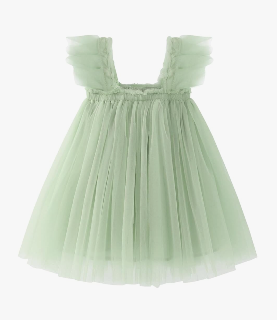 AGQT Baby Girls Tutu Dress Tulle Sundress Size 9M-5T