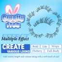 2 x Natural Lash Clusters Kit Wispy Volume Lightweight Cluster Eyelash Extensions DIY Individual Fairy C-Curl Fake Eyelashes 308Pcs 8-16MM Mixed with Bond Seal Tweezers