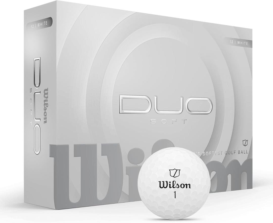 Wilson 2025 Duo Soft Golf Balls - 12 Balls (White)