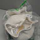 Woven Basket,Small Rope Storage Bin with Handles & Ribbon Bag, Organizer for Shelves Closets,Gift Basket Empty for Birthday,Books,Dog Toys,White/2 Pack