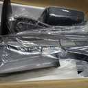 Tow Mirrors Compatible with 2002-2008 Dodge Ram 1500, 2003-2009 2500 3500, Smoked LED Turn Signal, Flip Up Extended Trailer Towing Side Mirrors, Power Heated Adjustable, Black Housing