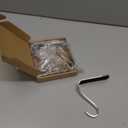 DOYOLLA Christmas Stocking Holders Xmas Fireplace Hanger Hooks Holiday Mantel Garland Clips Metal Grips Set of 4 (Silver)