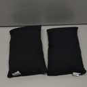Small Pillow Mini for Travel 2 Pack, 11" x 7" Tiny Pillows with Name Tag, Travel and Sleep, Great Small Rectangular for Neck, Lumbar, Back, Pet Dogs, Black