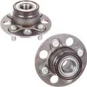 Cciyu 512323 Wheel Hub and Bearing Assembly Replacement For fit 2007-2013 For Honda Fit,2010-2013 For Honda Insight Wheel Hubs with ABS 4 Lugs 