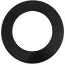 Black Trim Rings Plastic Ring 8" Inch Recessed Light Ring for Can Lights Lightening Fixture (5 Trim Rings)