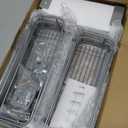 Orimade Adjustable Hanging Over the Shower Door Caddy,Bathroom Organizer Shelf Storage with 4 Hooks for Razor,No Drilling Rustproof Shower Rack Basket, 4 Tier, Silver