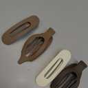 4 Pack French Flat Hair Clips for Women Large Matte Flat Claw Clips, No-Slip Hair Clips for Thick & Thin Hair, Strong Hold Styling Barrettes, French Flat Hair Accessories